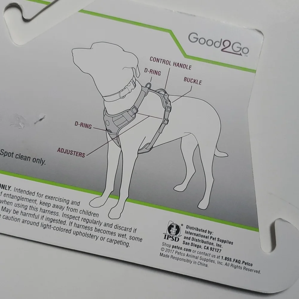Good2Go Blue Front Walking Dog Harness-L